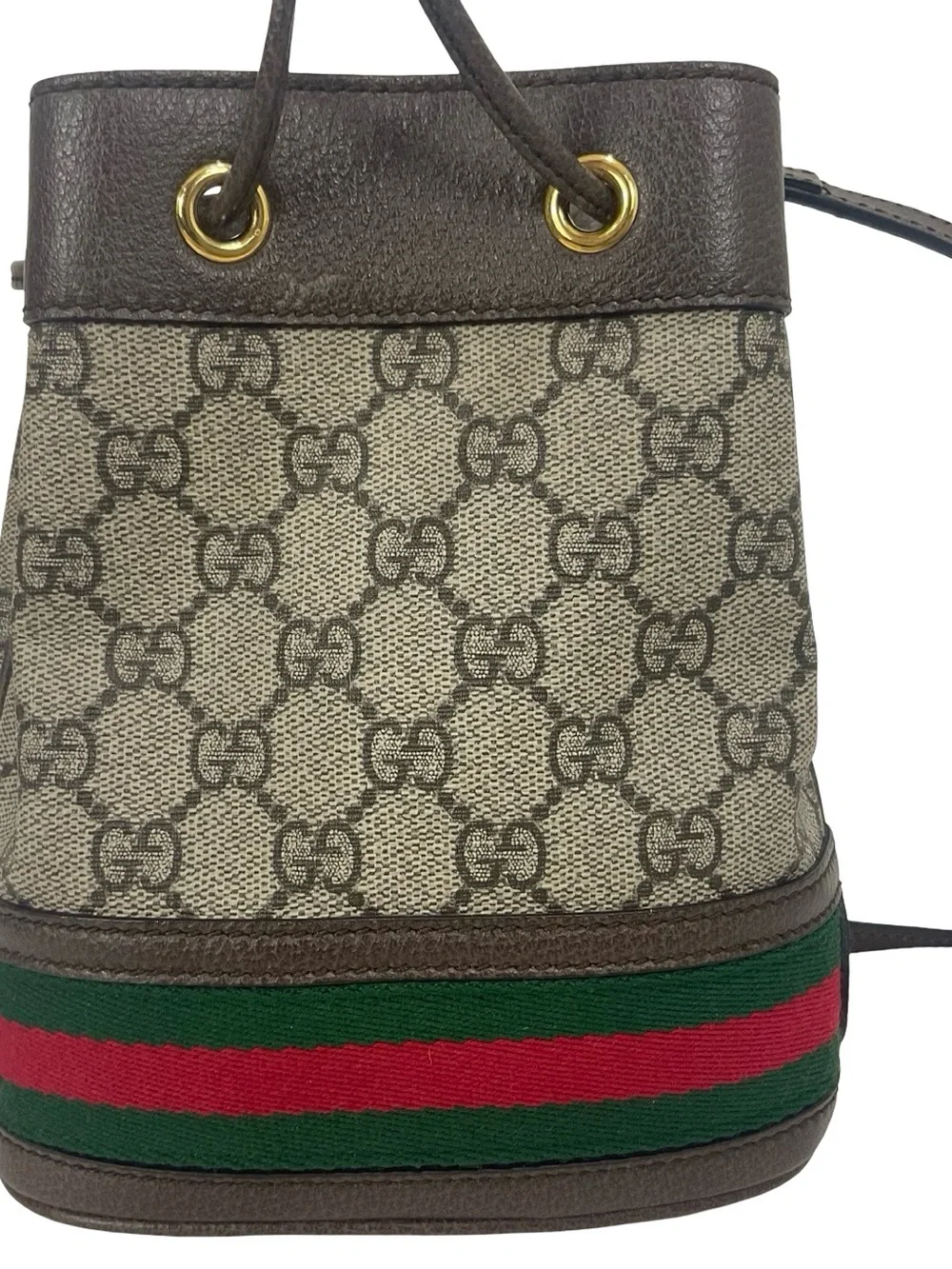 Gucci Mini Ophidia GG Supreme Bucket Bag - Picture 13 of 16